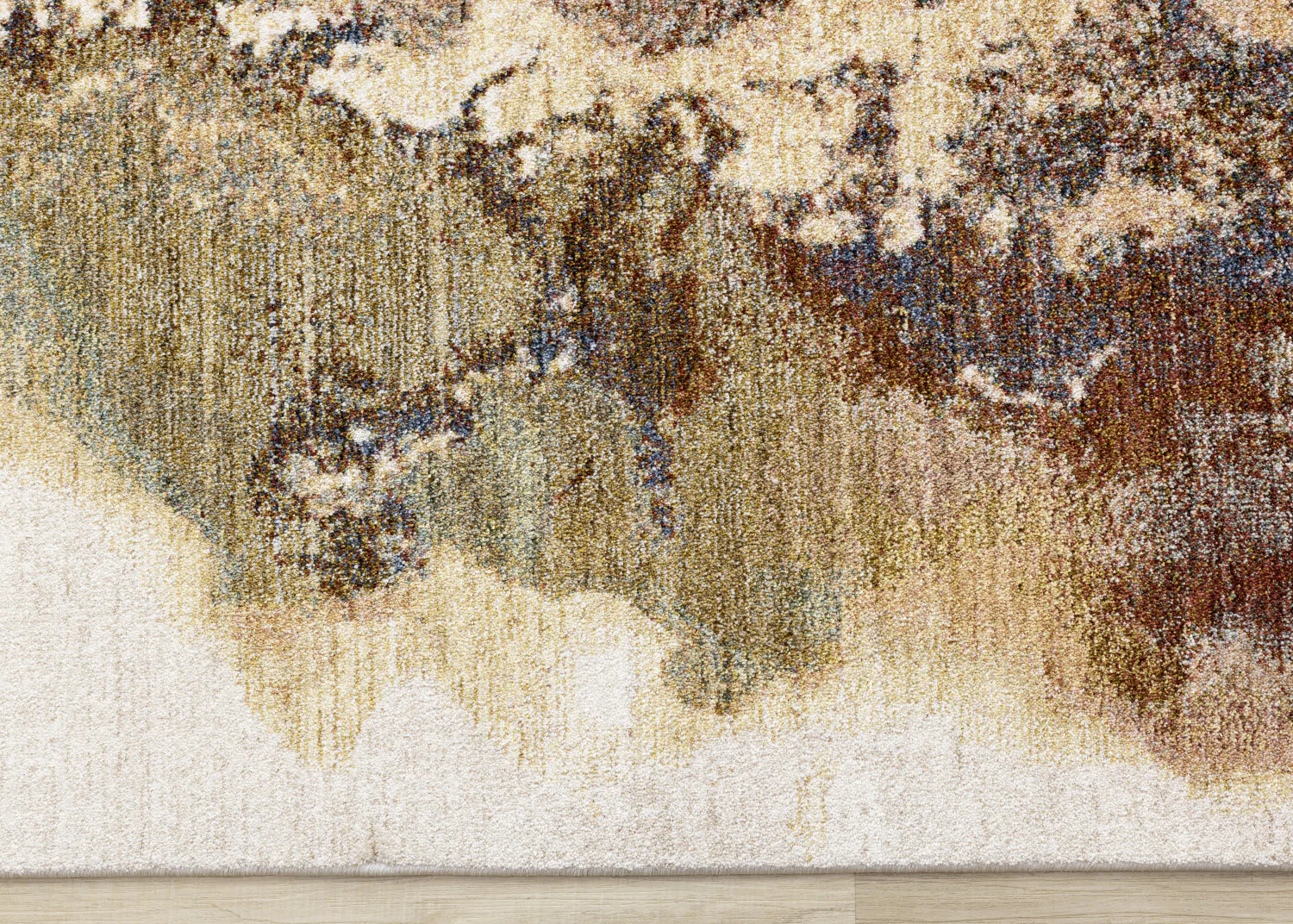 Micah Modern Galaxy Area Rug - 8' X 11' - Cream/Grey/Blue - Image 9