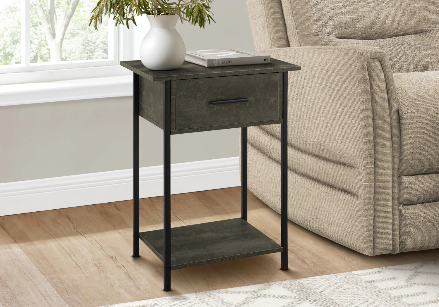 Miko Side Table - Dark Bronze - Image 2