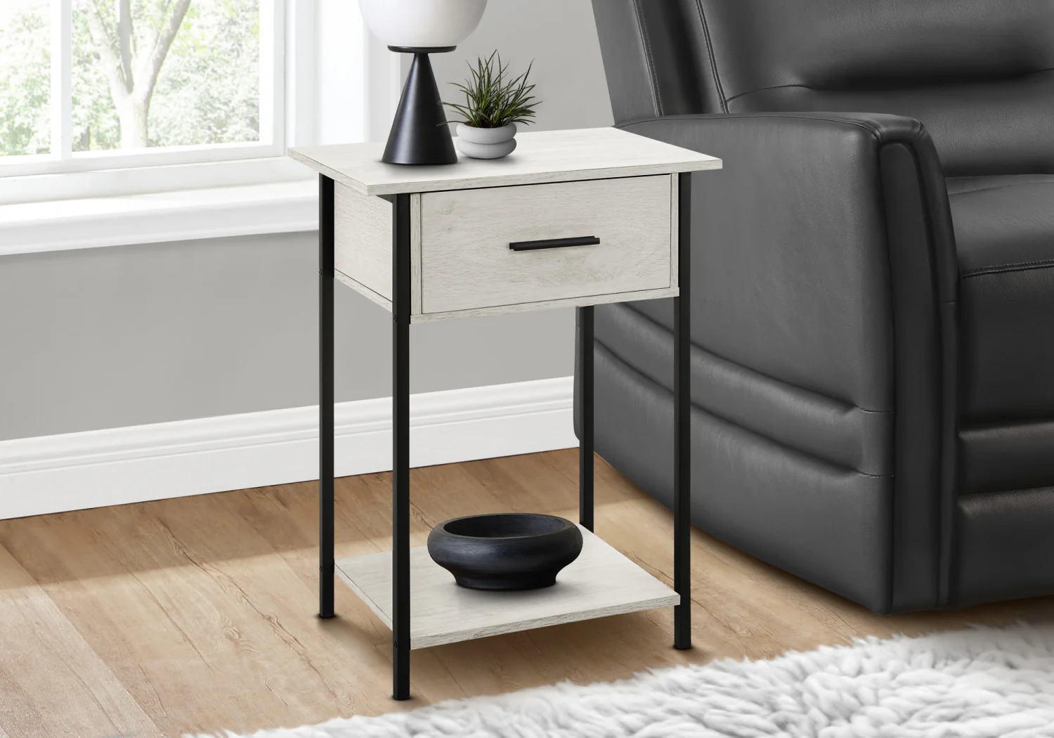 Miko Side Table - Washed Oak - Image 2