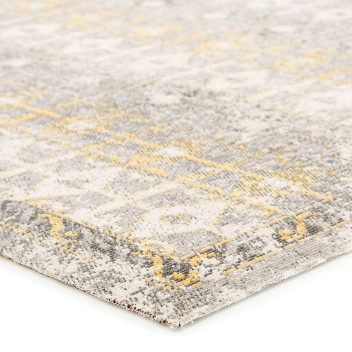 Mikras IV Area Rug - 8'10" X 12' - Light Grey/Yellow - Image 6
