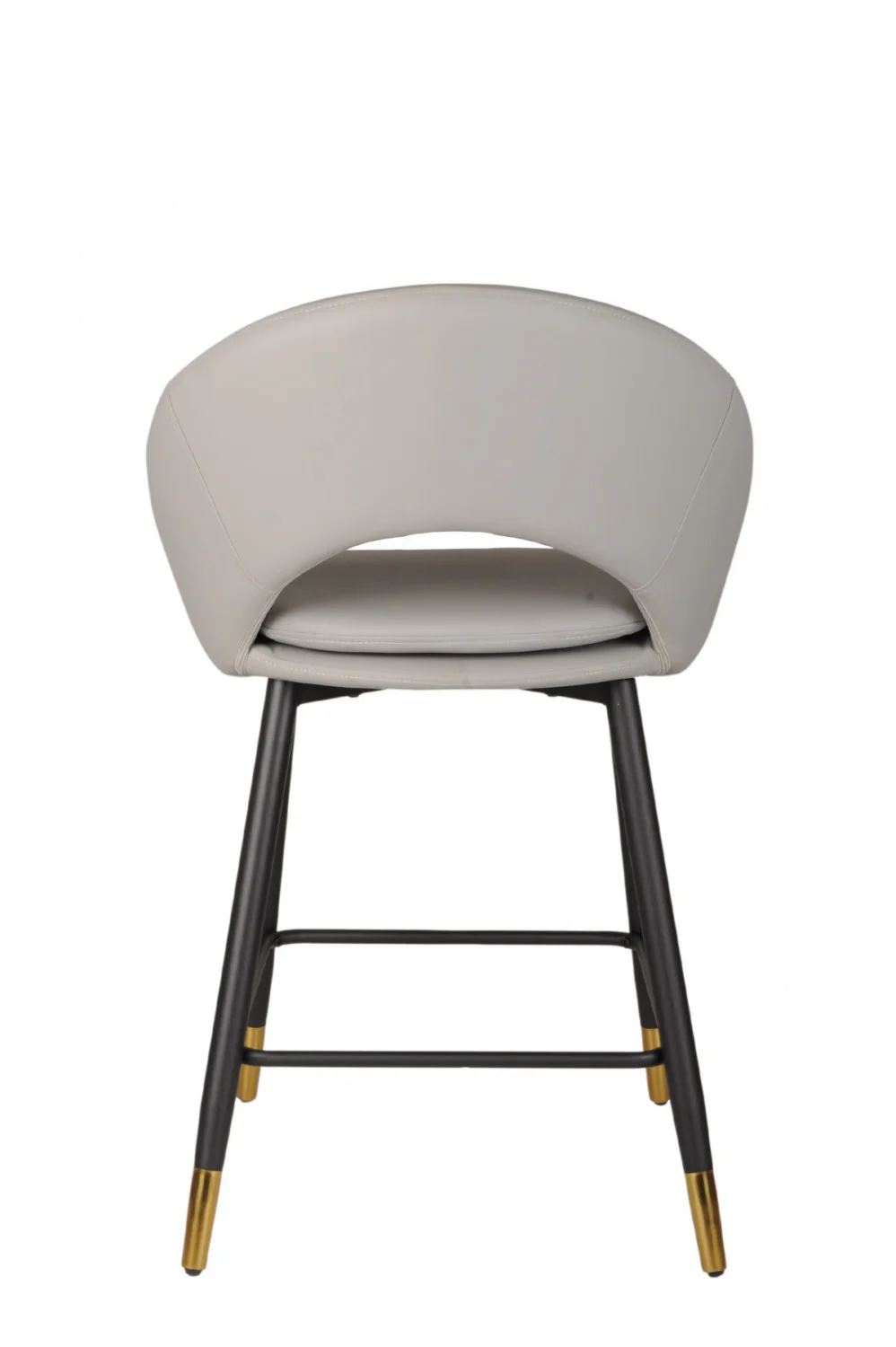 Mila Counter Stool - Grey/Black - Set of Two - Image 7