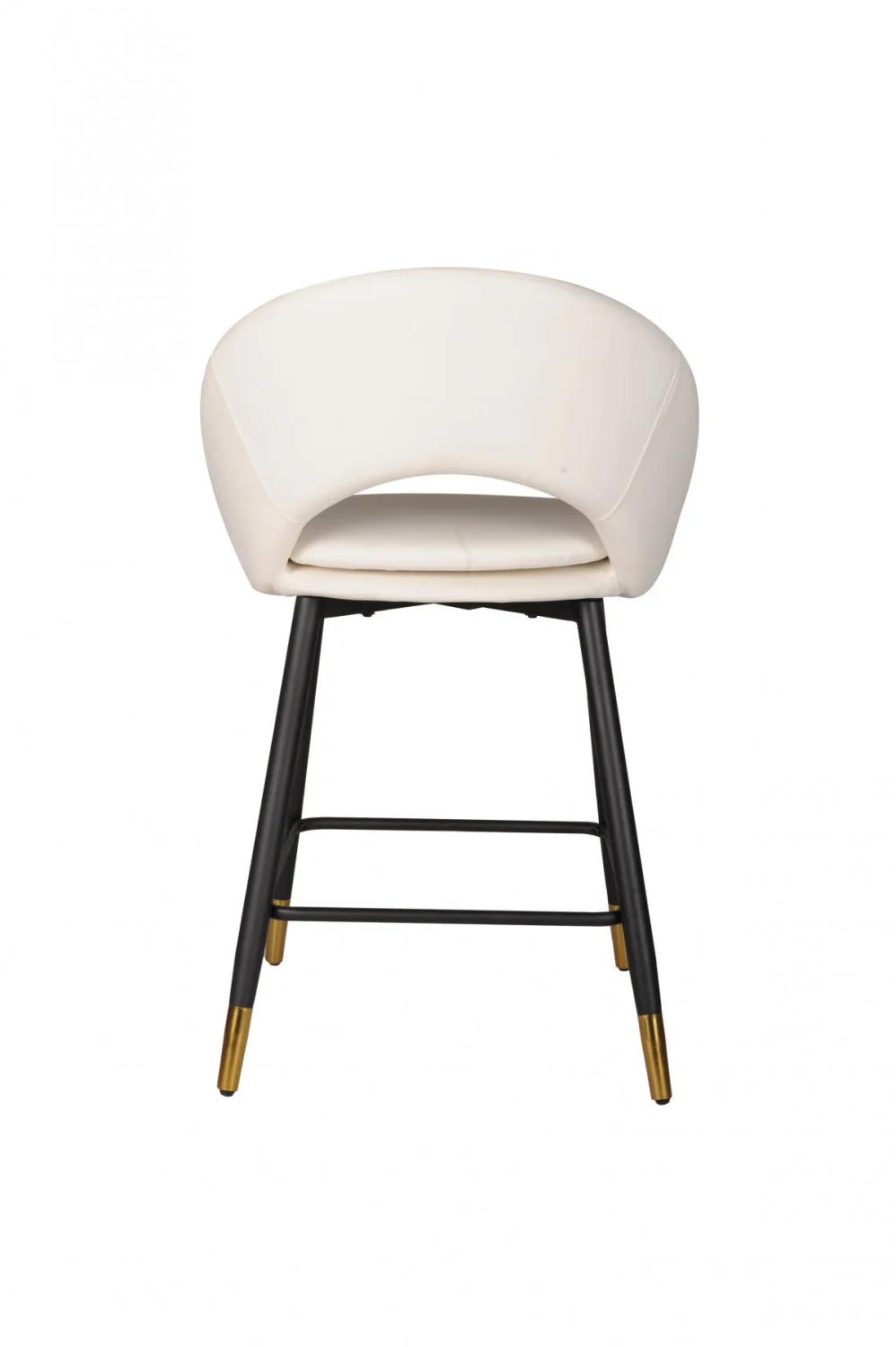 Mila Counter Stool - White/Black - Set of Two - Image 5