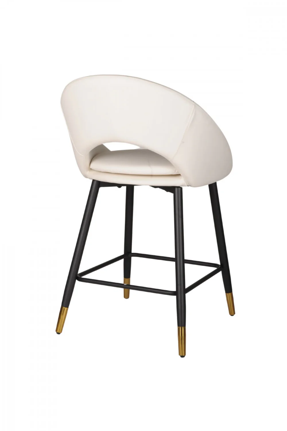 Mila Counter Stool - White/Black - Set of Two - Image 7