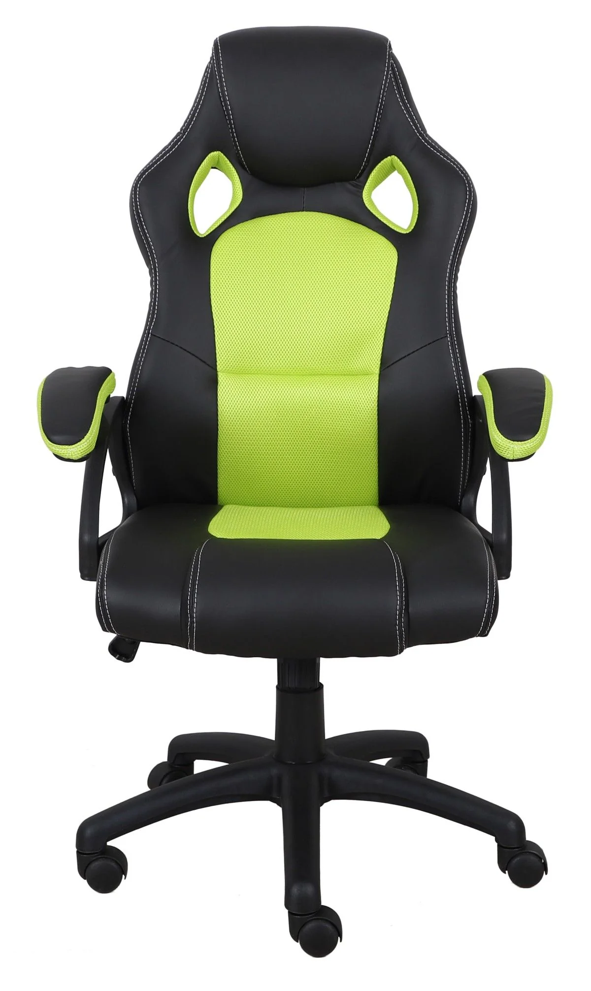 Miles Gaming Chair - Green and Black - Image 2