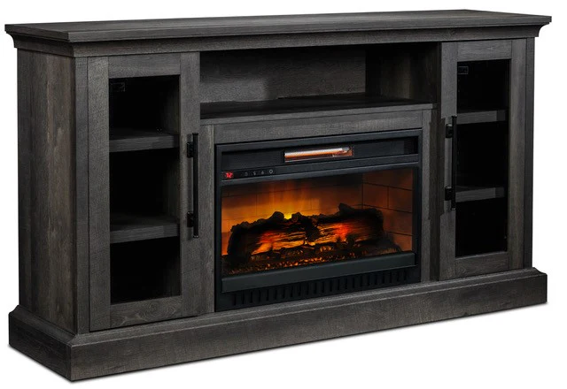 Millbrook 59.75" Fireplace TV Stand - Fawn Aged Oak - Image 2