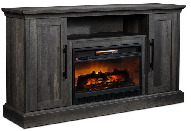 Millbrook 59.75" Fireplace TV Stand - Fawn Aged Oak - Image 3