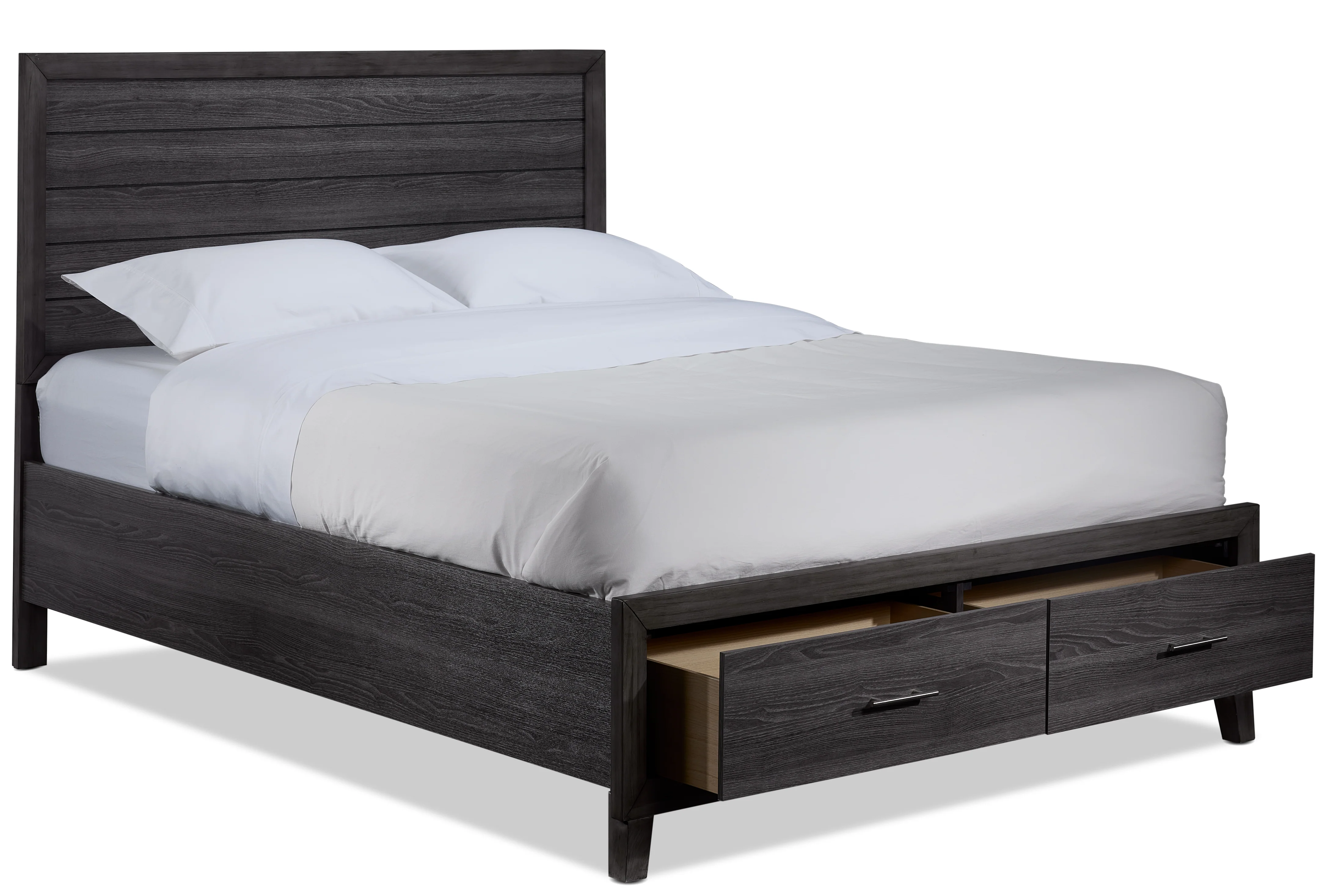 Miller 3-Piece Queen Storage Bed - Grey - Image 3