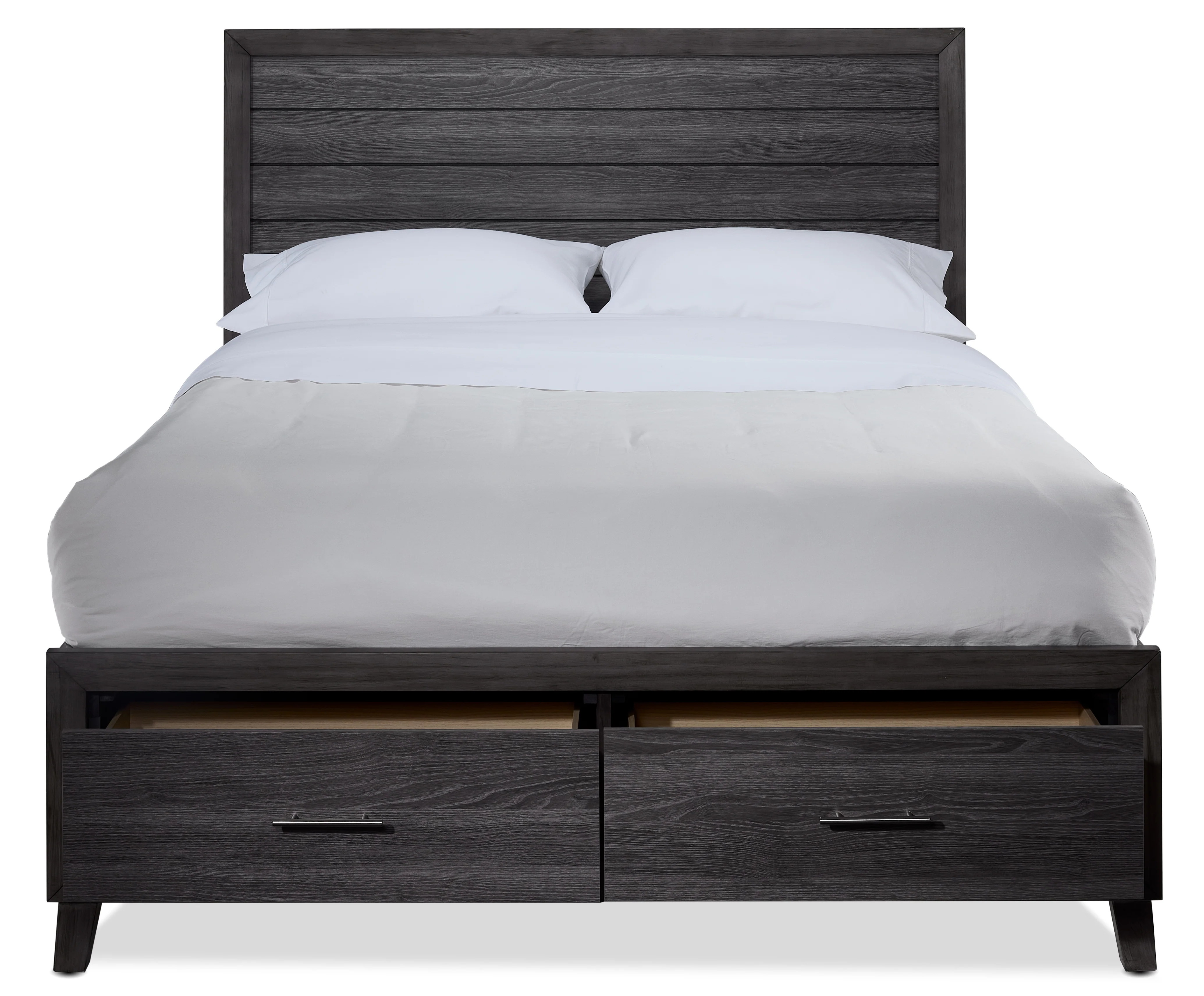 Miller 5-Piece Queen Storage Bedroom Package - Grey - Image 4