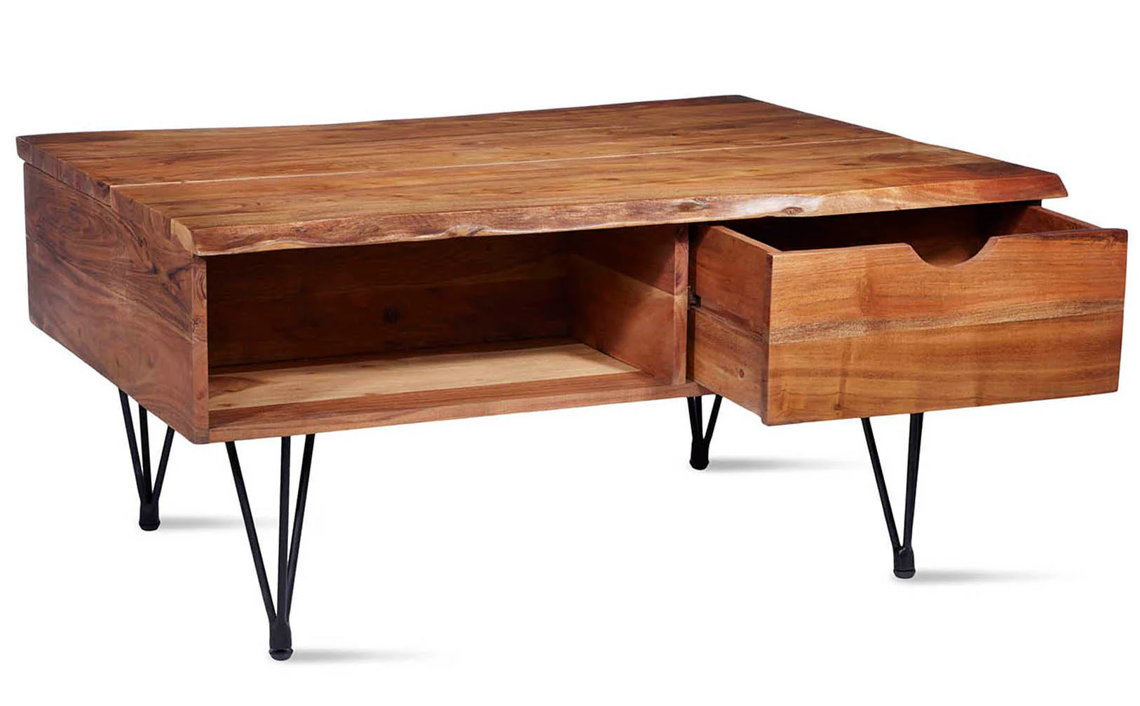 Milo 40" Lift Top Coffee Table - Natural - Image 3