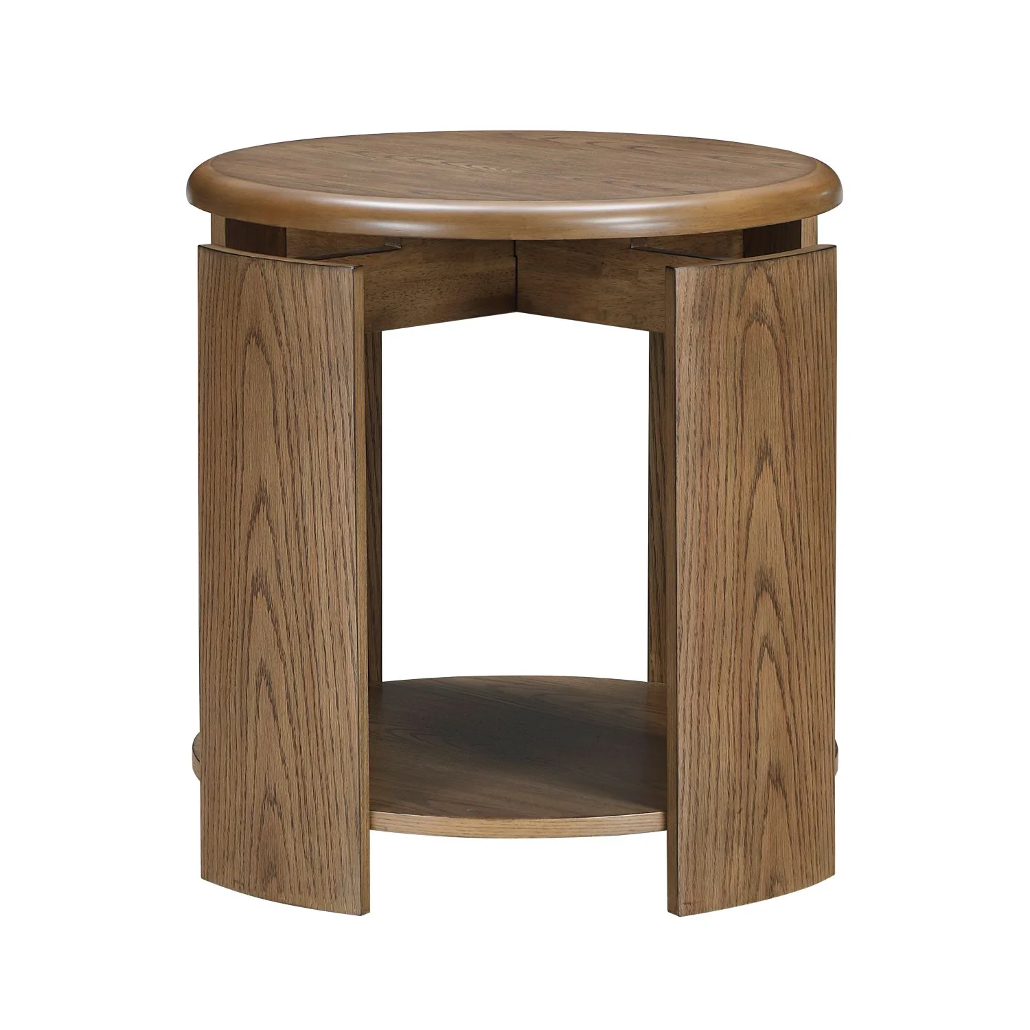 Mirabel 24" End Table - Brown Oak - Image 2