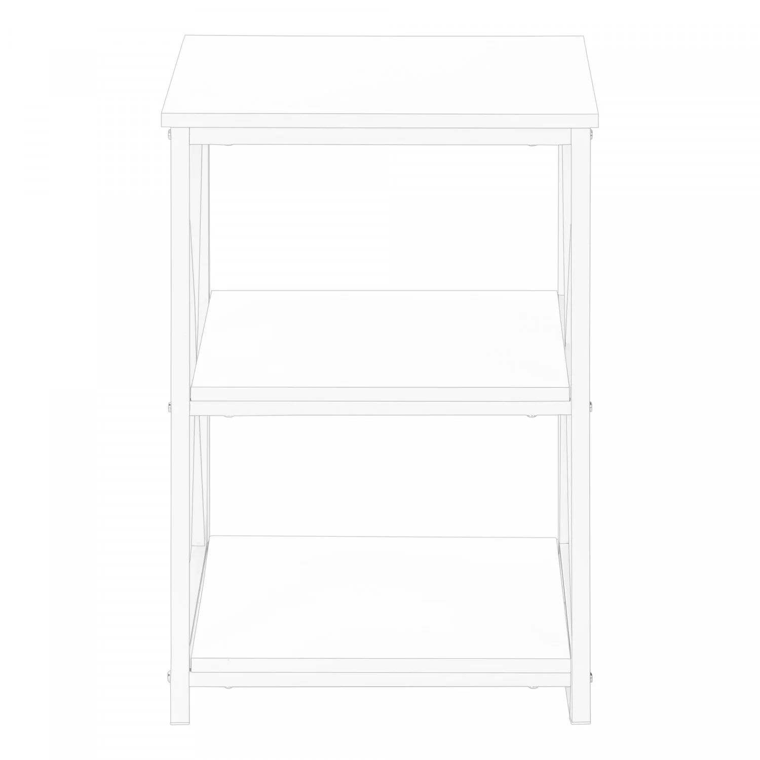 Miren Side Table - White - Image 5
