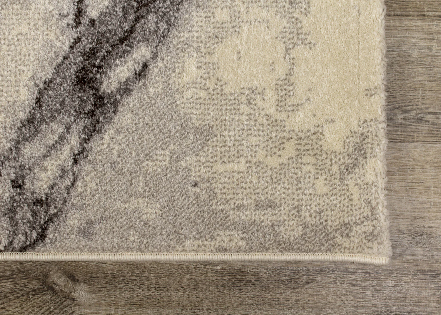 Mirza Marble Profile Area Rug - 5' X 8' - Cream/Grey - Image 5