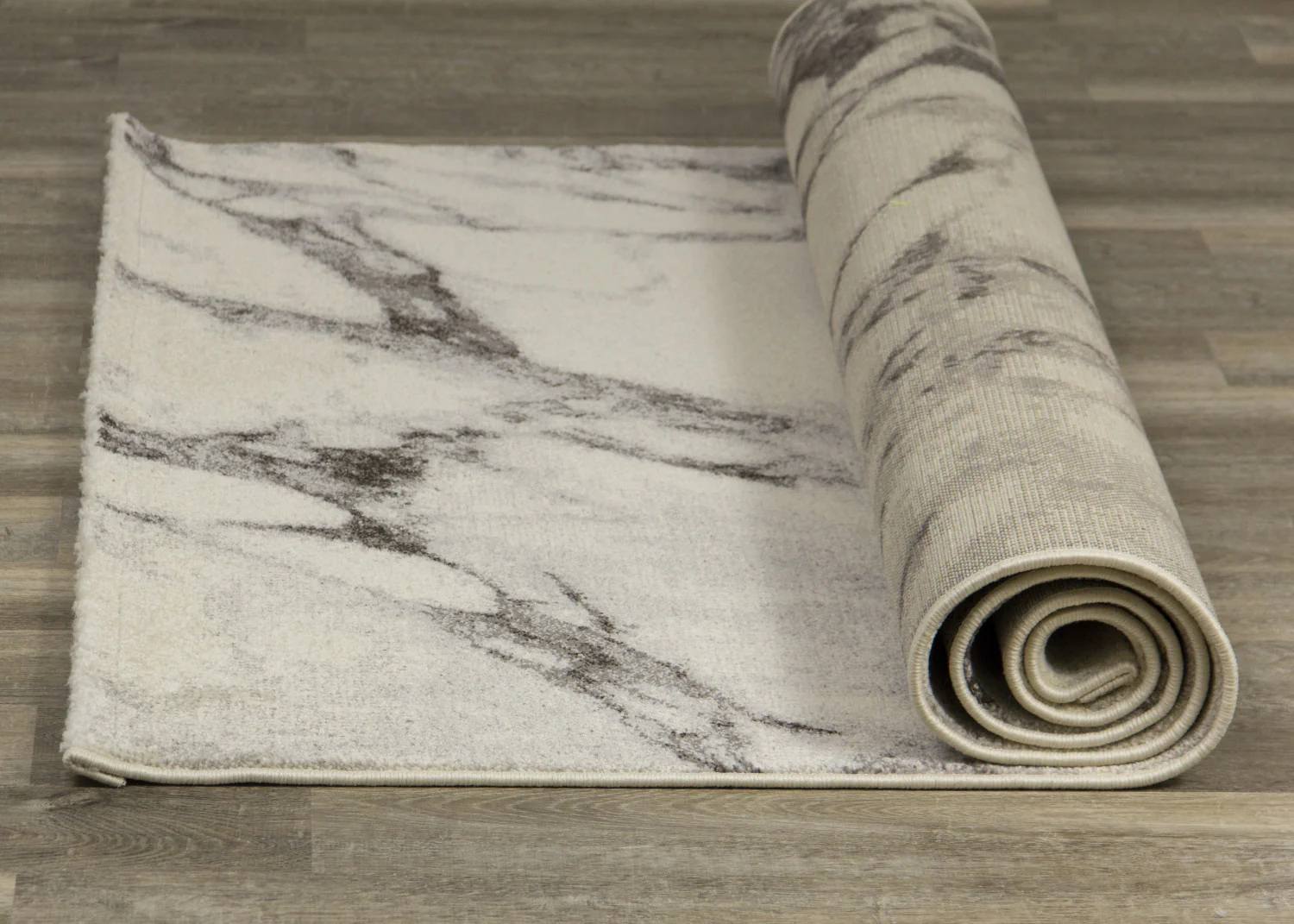 Mirza Marble Profile Area Rug - 5' X 8' - Cream/Grey - Image 7