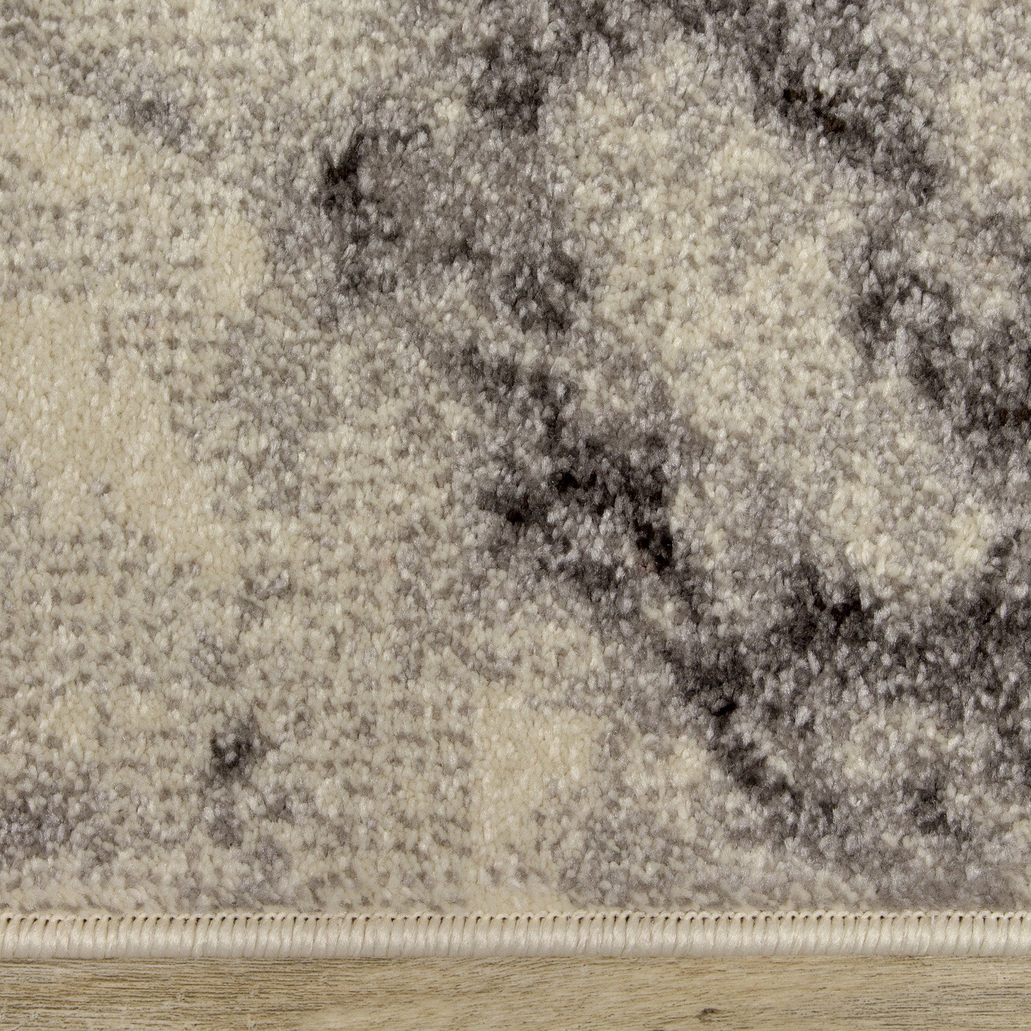 Mirza Marble Profile Area Rug - 8' X 11' - Cream/Grey - Image 8