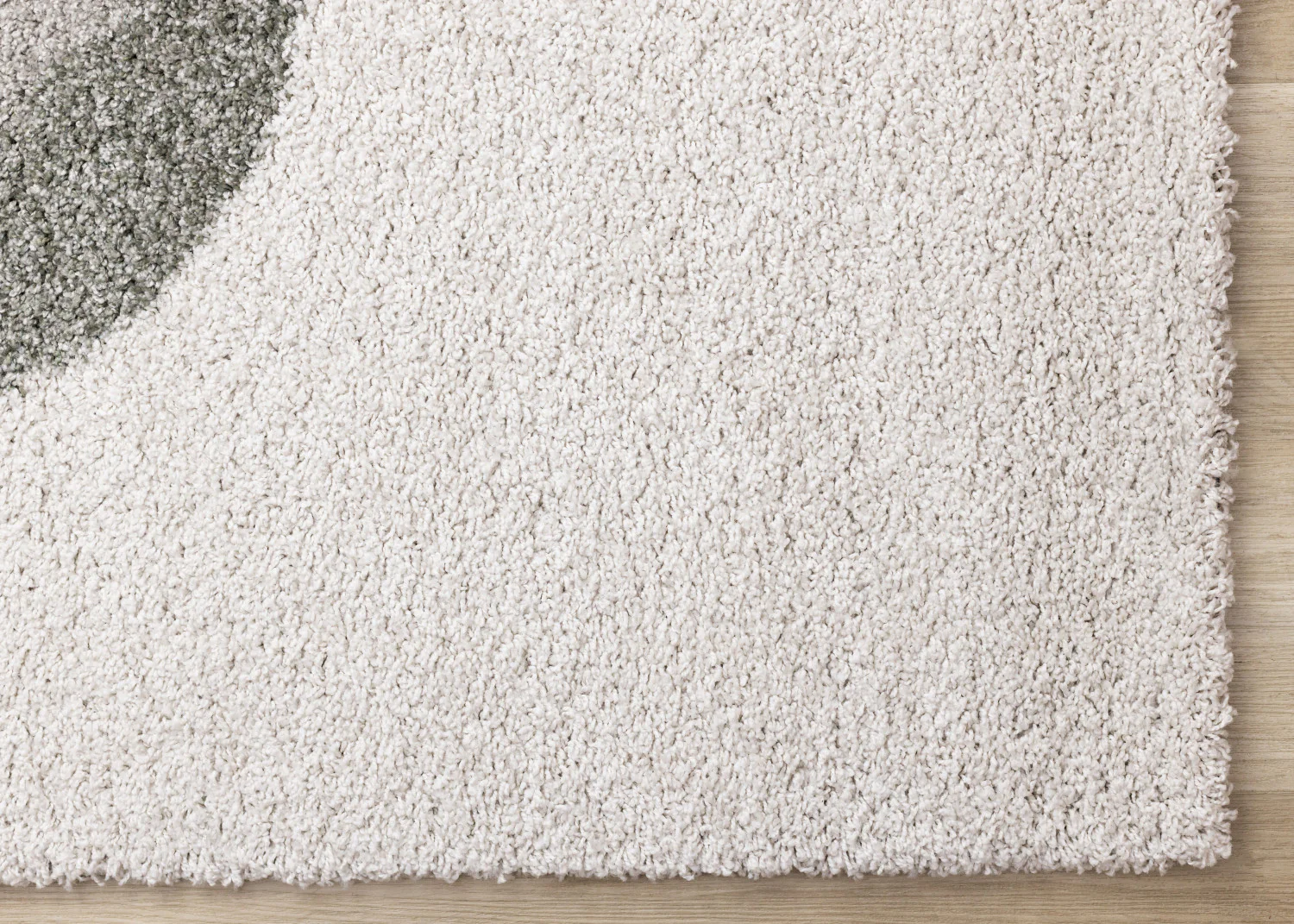 Misha Modern Geometric Area Rug - 5' X 8' - White/Grey - Image 6