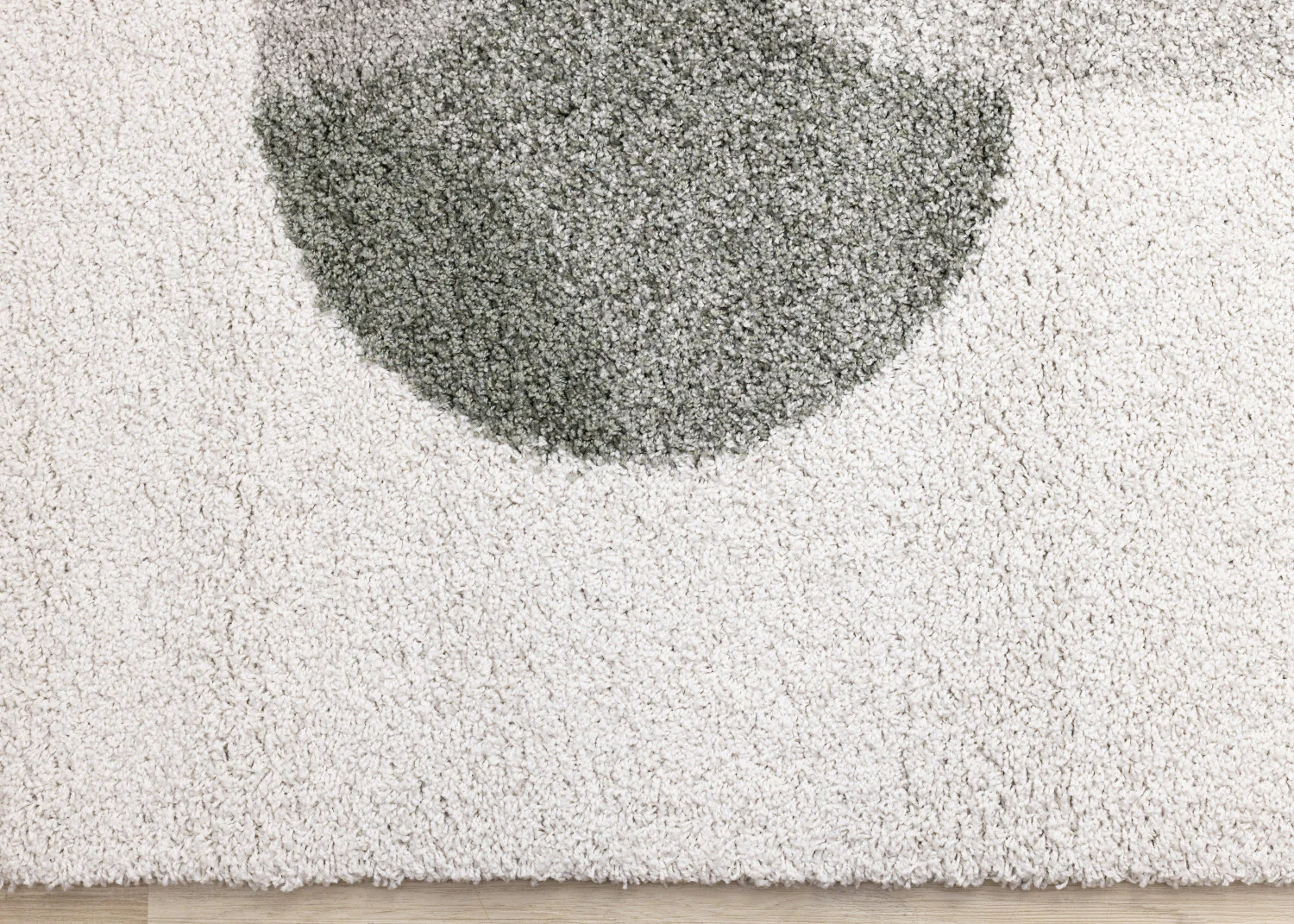 Misha Modern Geometric Area Rug - 5' X 8' - White/Grey - Image 9
