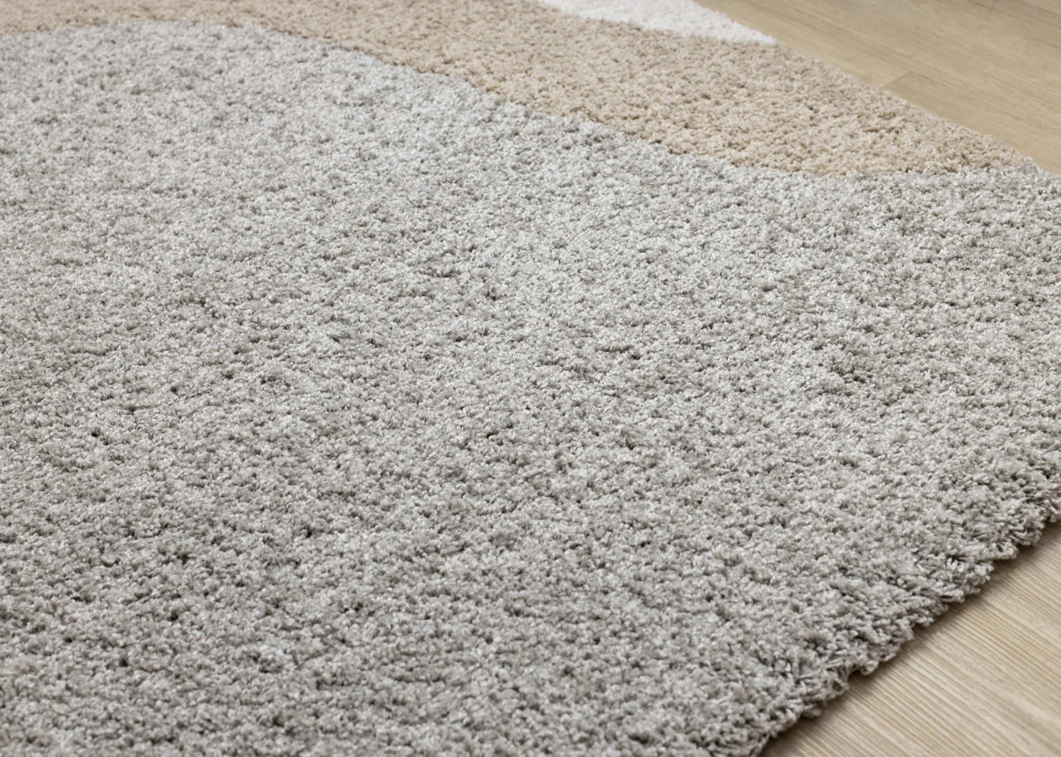 Misha Soft Modern Area Rug - 8' X 11' - Grey/Taupe - Image 4