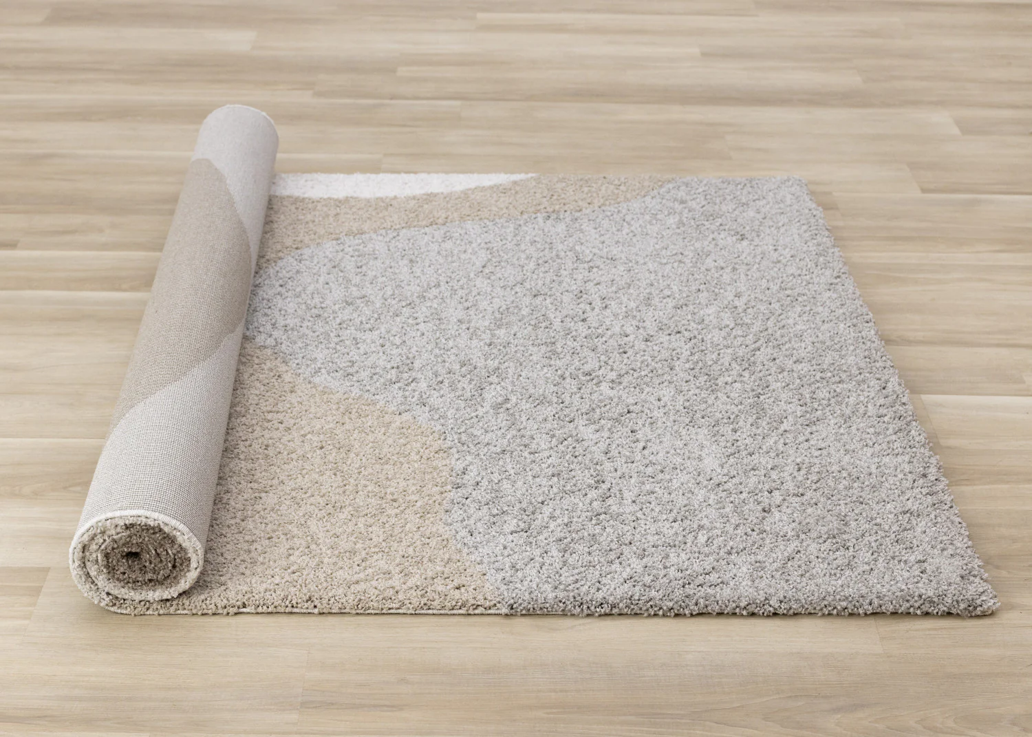 Misha Soft Modern Area Rug - 8' X 11' - Grey/Taupe - Image 8