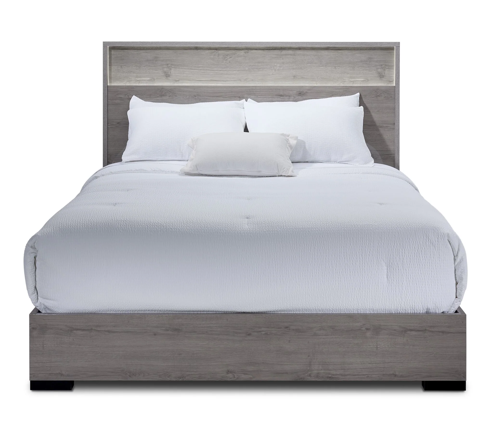 In Full Bloom - Monaco 3 - Piece Queen Bed - Grey - Image 4