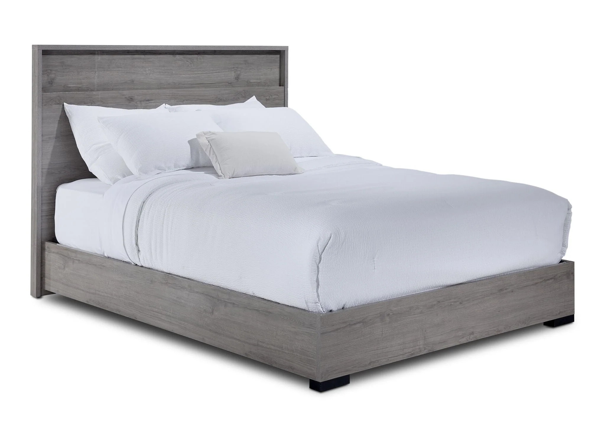 In Full Bloom - Monaco 6 - Piece King Bedroom Set - Grey - Image 3