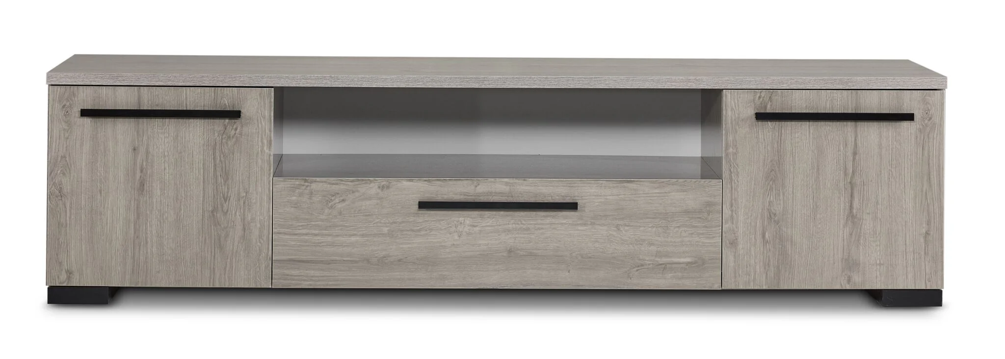 In Full Bloom - Monaco 76" TV Stand - Grey - Image 3