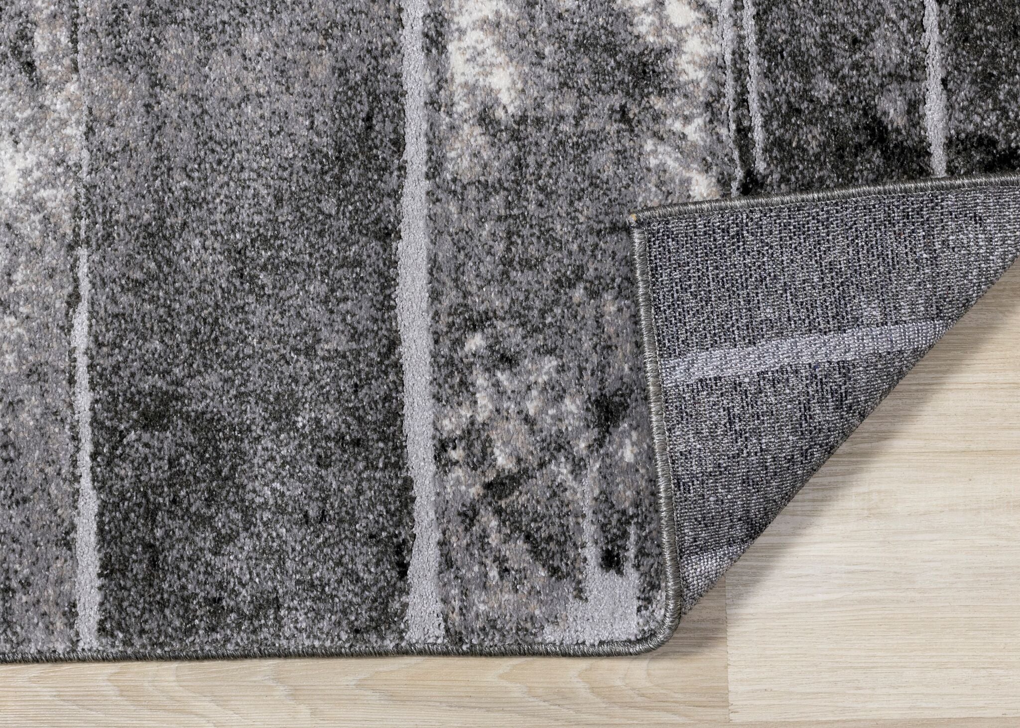 Montana 7'10" x 10'6" Barn Door Area Rug - Grey, Cream - Image 2