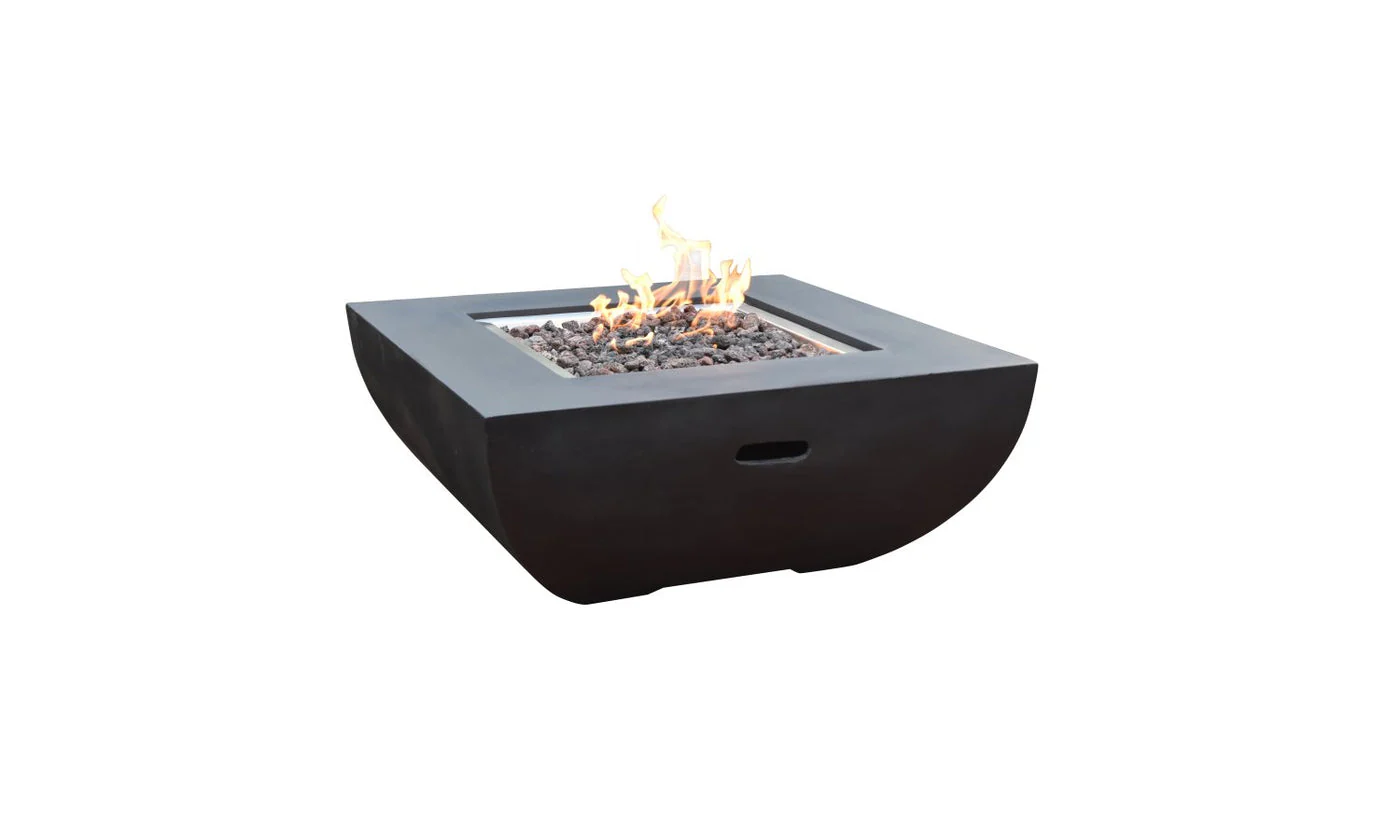 Monts Dore Concrete Lava Stone Fire Pit (Modeno) – Propane - Image 5