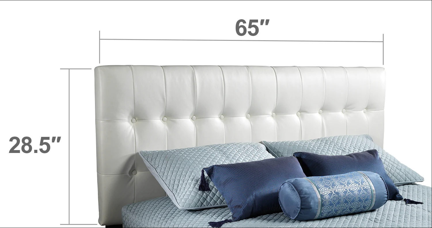 Moonlight Adjustable Queen Headboard - White - Image 2