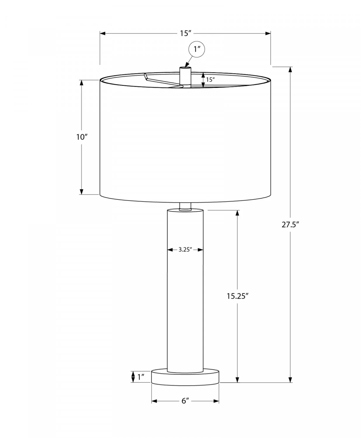Moonlight Table Lamp - Black - Image 3