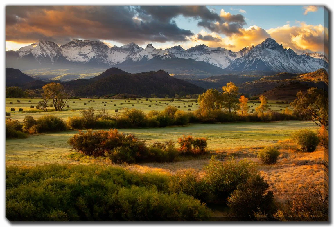 Morning in the Foothills Wall Art - Green - 30 X 45