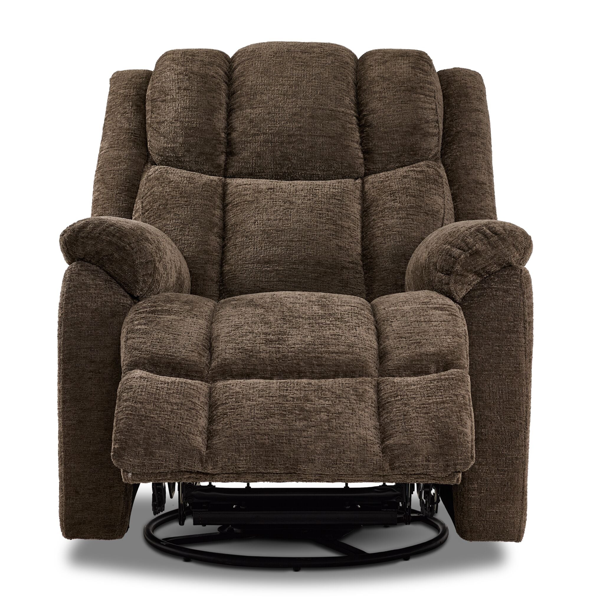 Morocco Swivel Recliner - Brown - Image 4