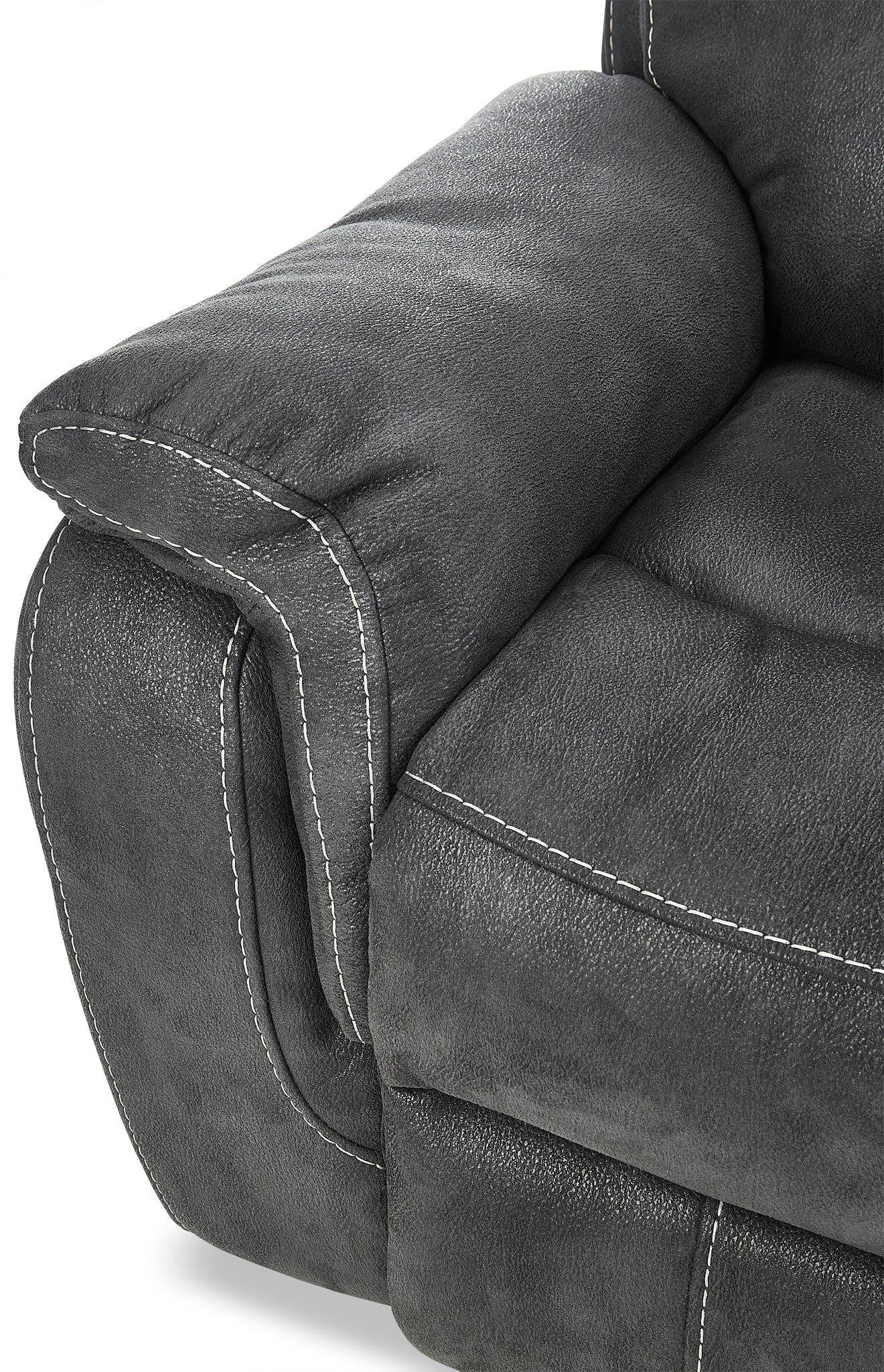 Morrow II Reclining Loveseat - Grey - Image 6