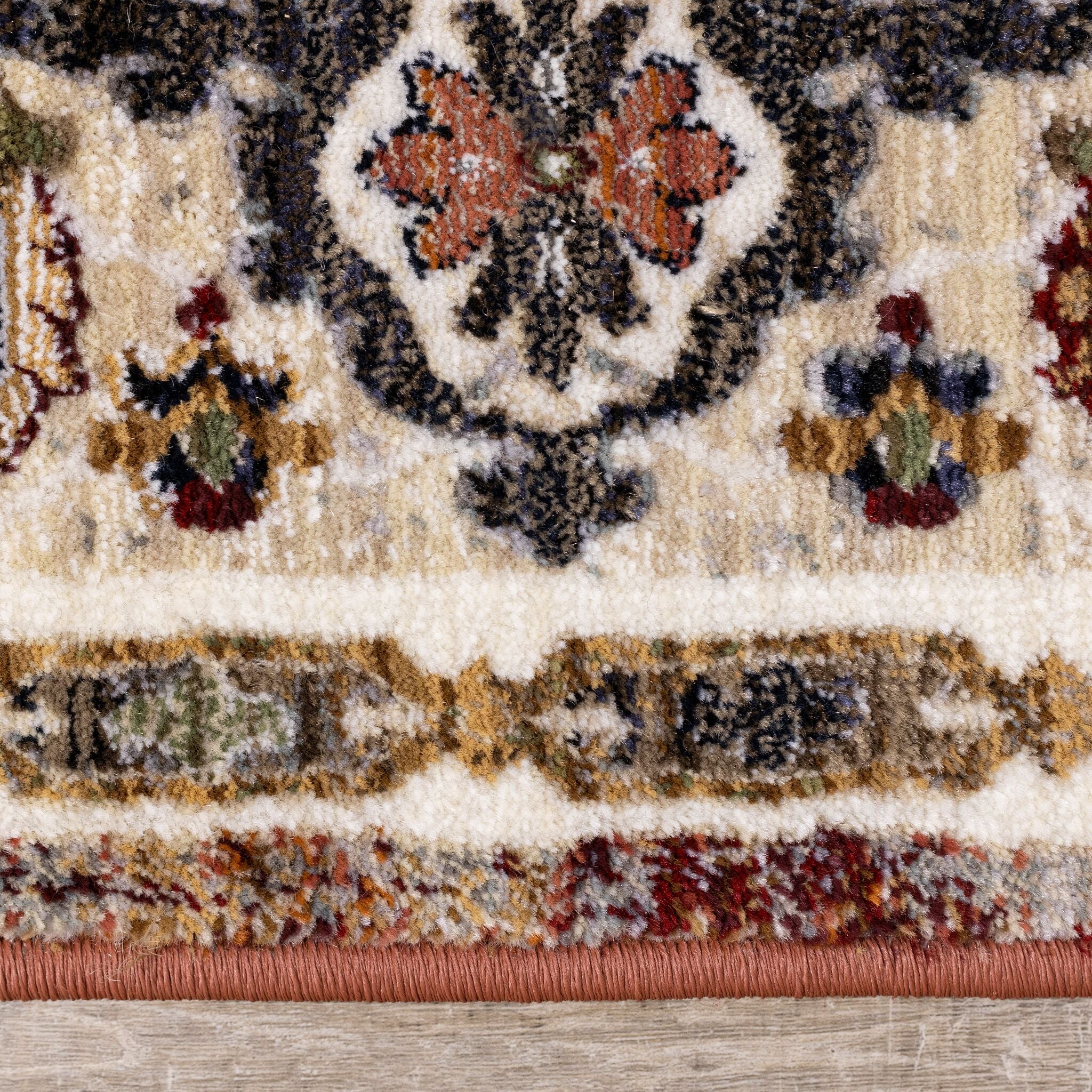 Mosaic 5'3" x 7'10" Tribal Area Rug - Beige - Image 4