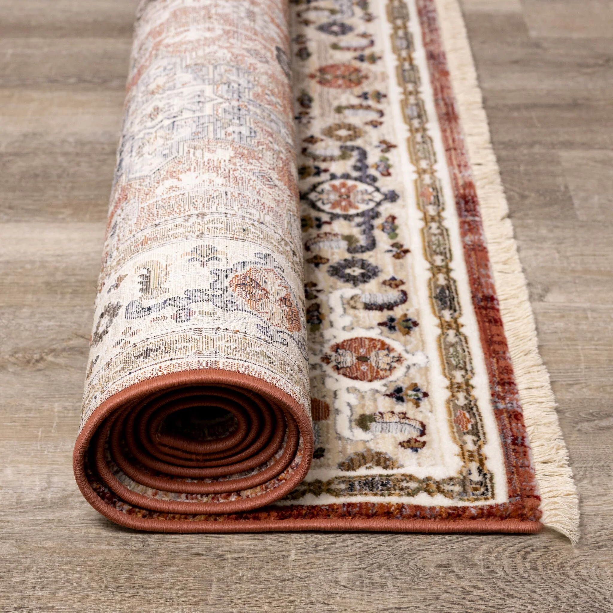 Mosaic 5'3" x 7'10" Tribal Area Rug - Beige - Image 9