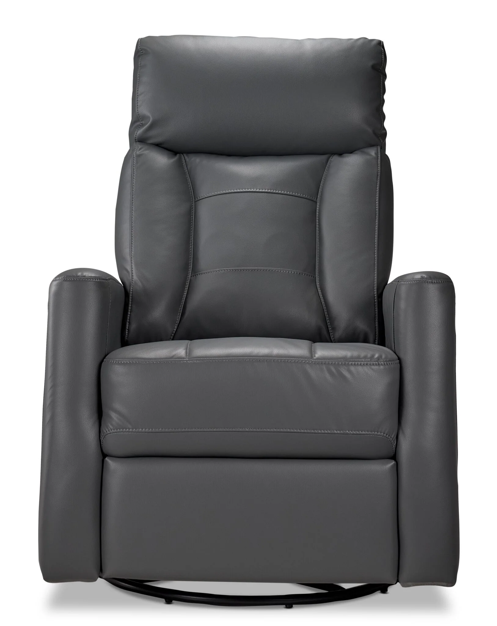 Mustang Swivel Glider Power Recliner - Dark Grey - Image 5