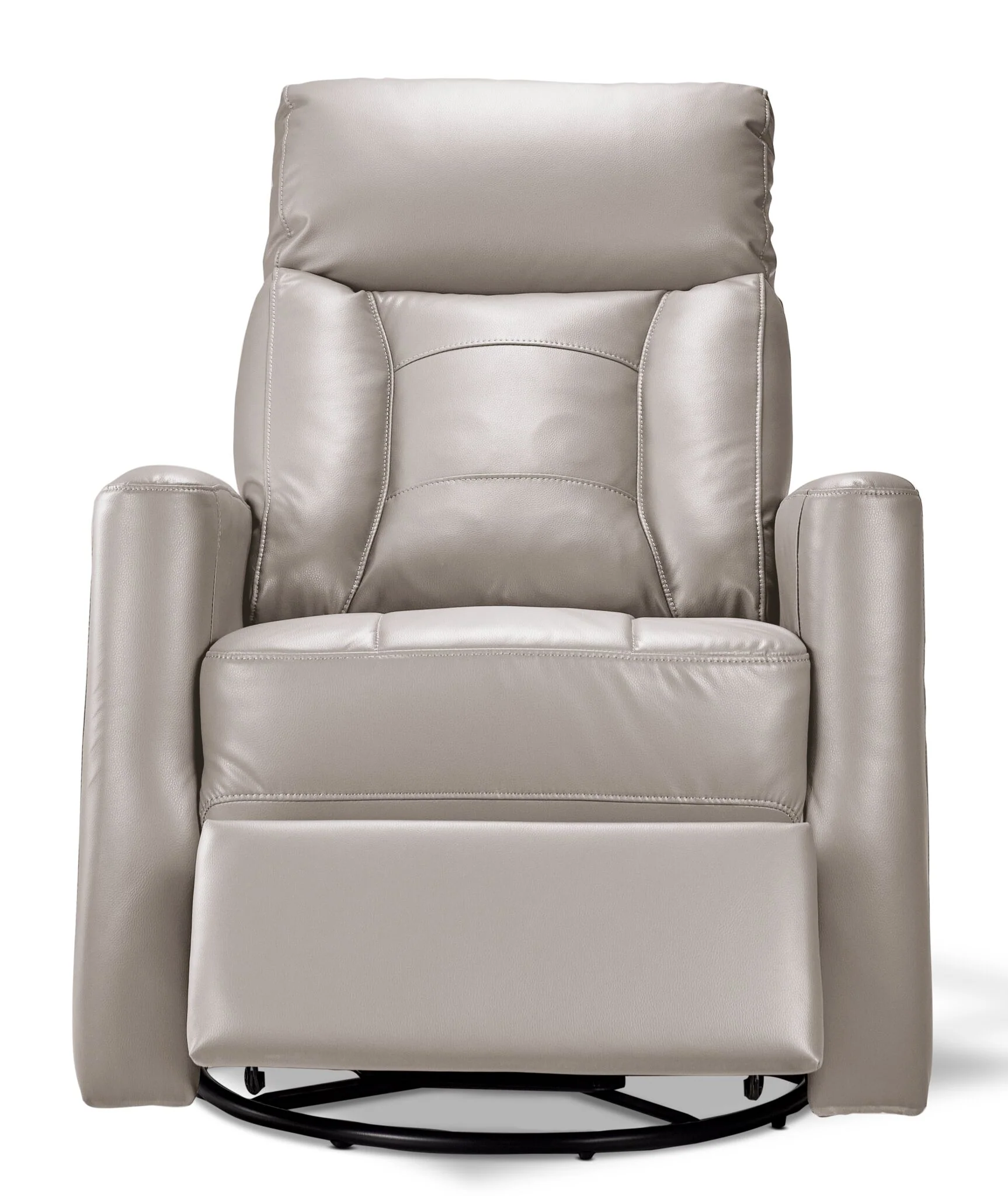 Mustang Swivel Glider Power Recliner - Taupe - Image 5