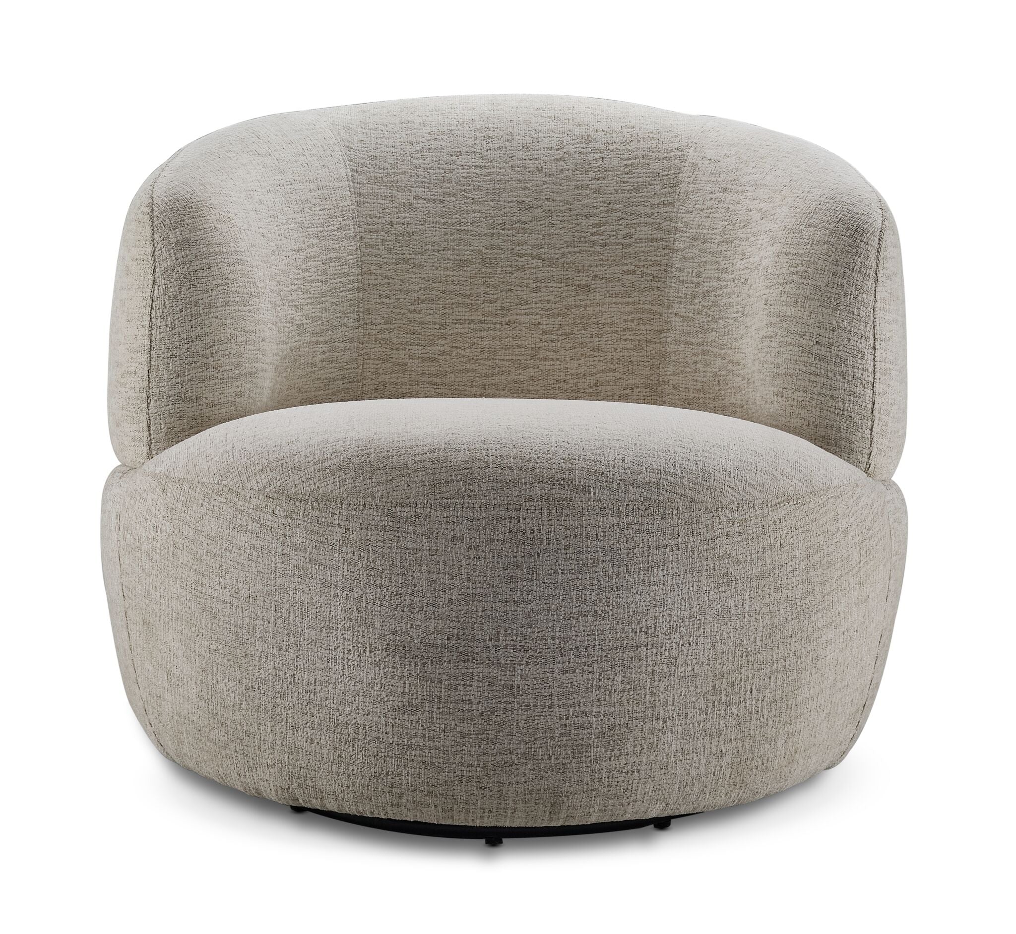 Myra Swivel Accent Chair - Brown - Image 2