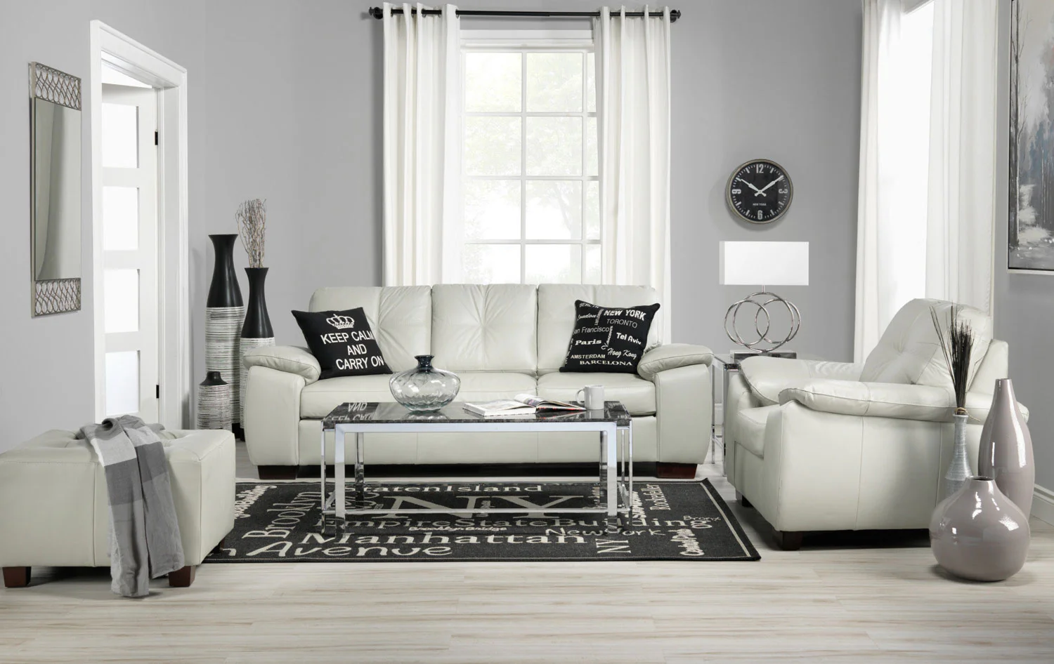 Naples Sofa - Smoke - Image 3