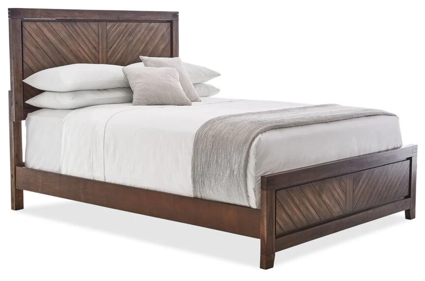 Nathan 5-Piece Queen Bedroom Package - Brown - Image 2