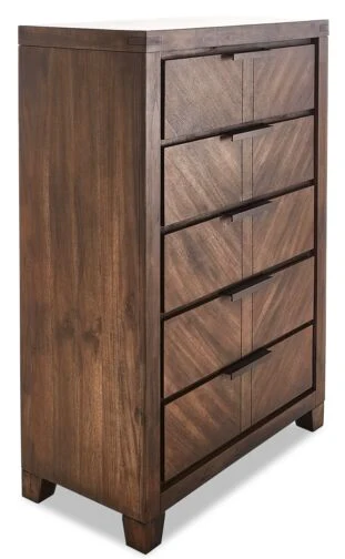 Nathan 5-Piece Queen Bedroom Package - Brown - Image 5