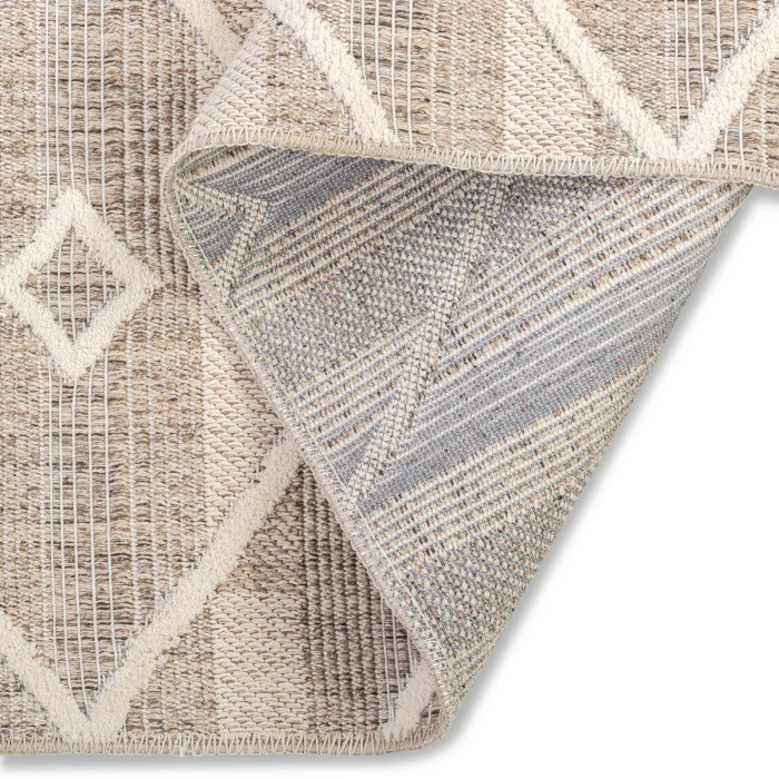 Naturale Geometric Rug - 8' x 10' - Beige - Image 3