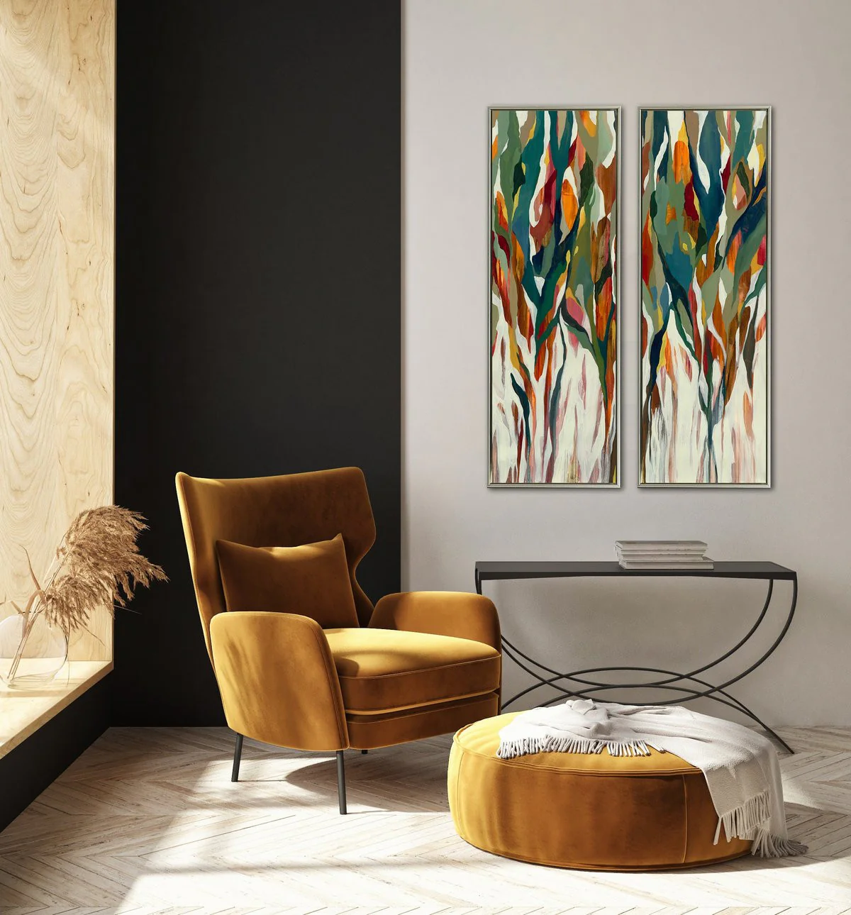 Nature in Motion II Wall Art - Multi-Colour - 48 X 16 - Image 2
