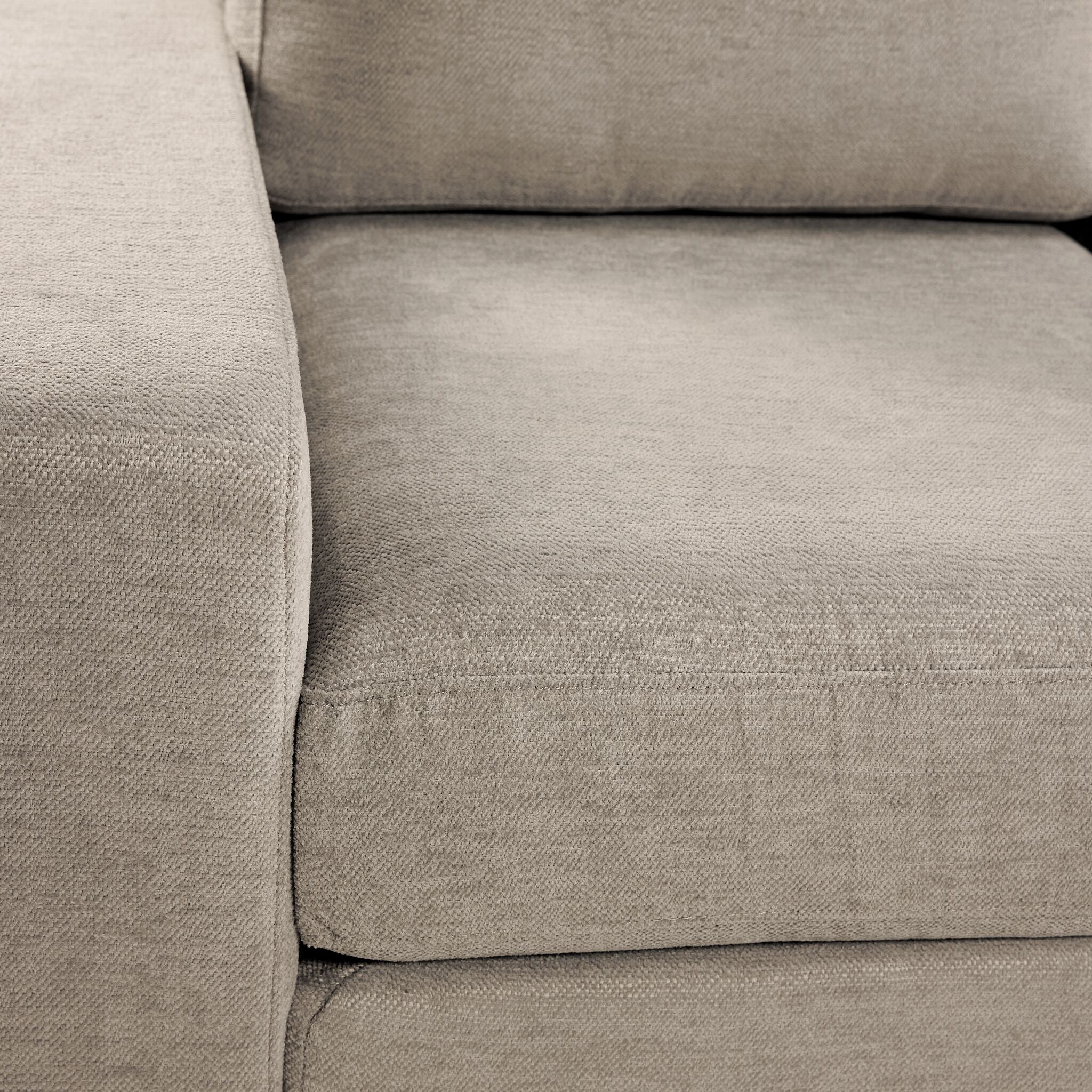 Neptune 2-Piece Sectional with Reversible Chaise - Beige - Image 3