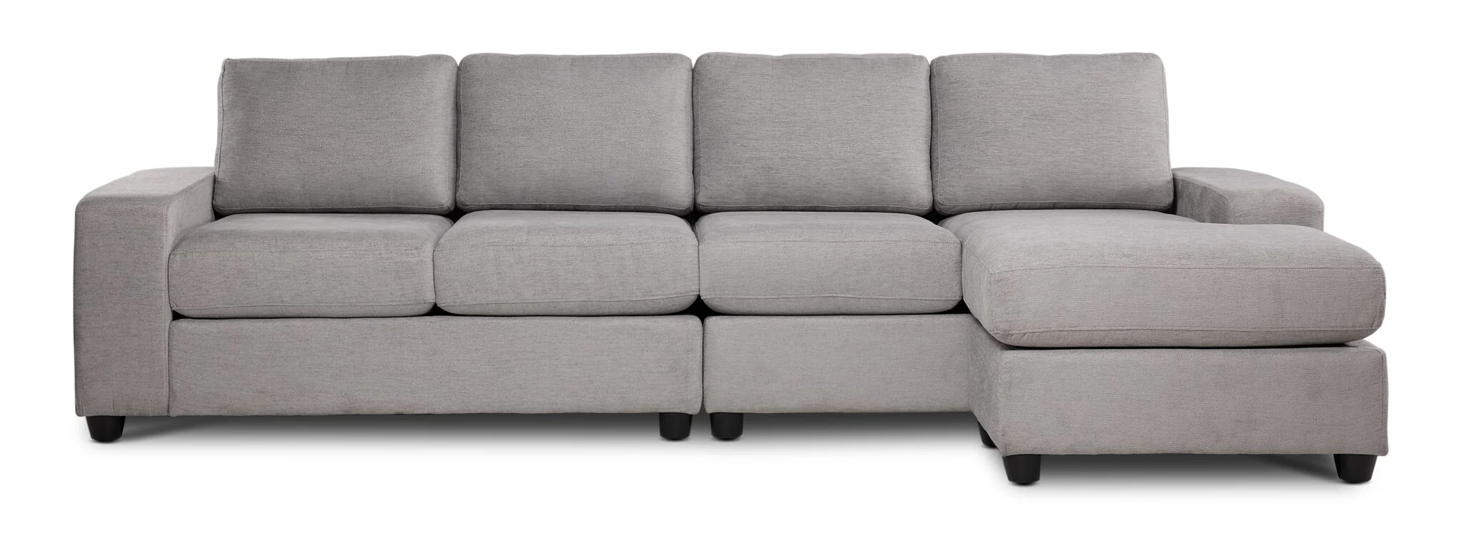 Neptune 2-Piece Sectional with Reversible Chaise - Grey - Image 2