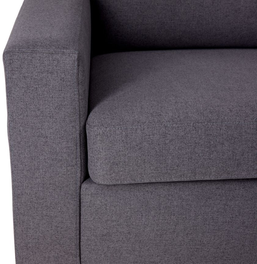 Neto 2pc Sectional with Right Facing Corner Sofa- Dark Grey - Image 6