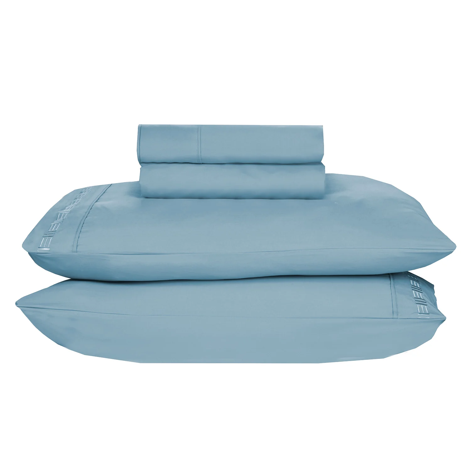 Nilus Twin Sheet Set - Blue - Image 4