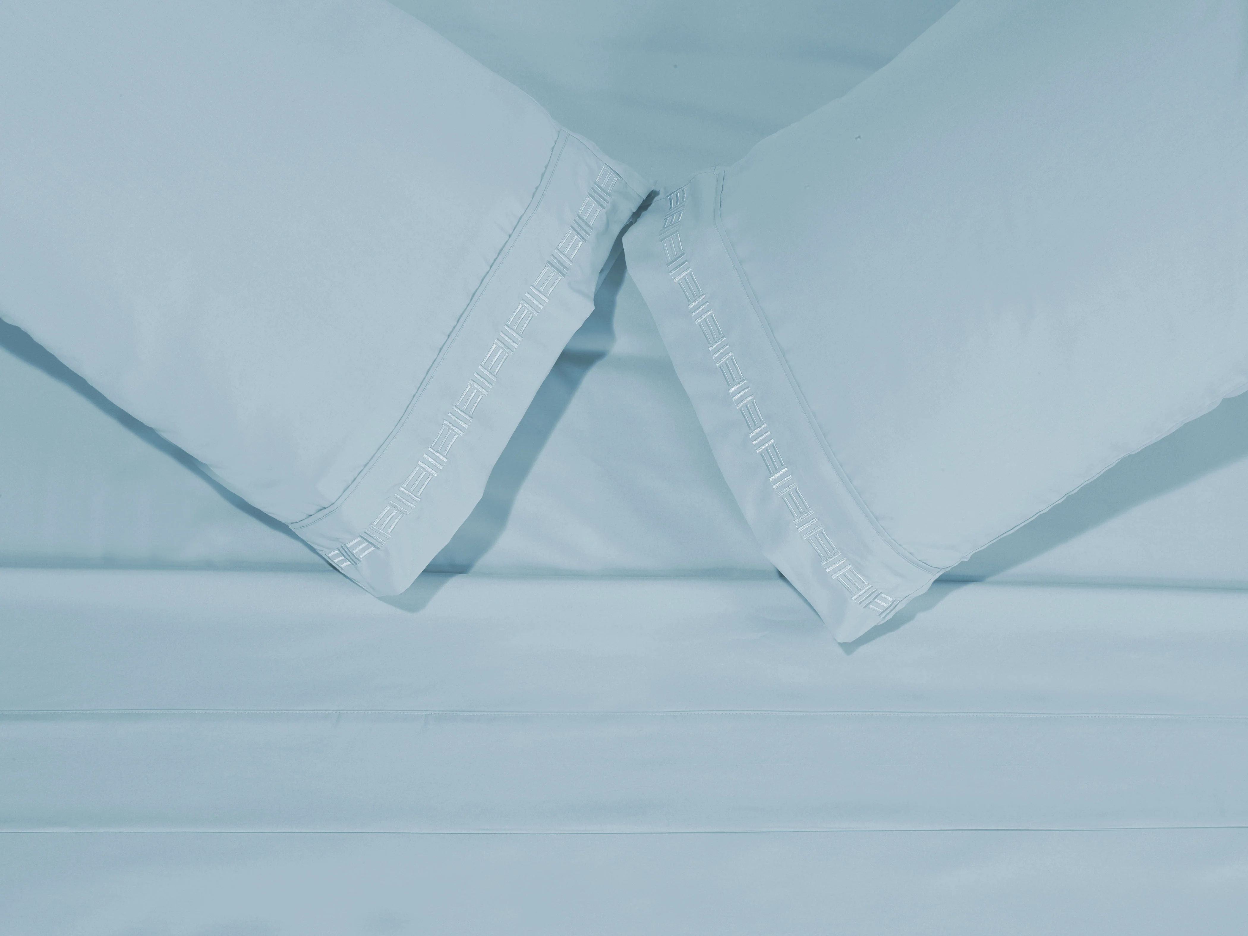 Nilus King Sheet Set - Light Blue - Image 5