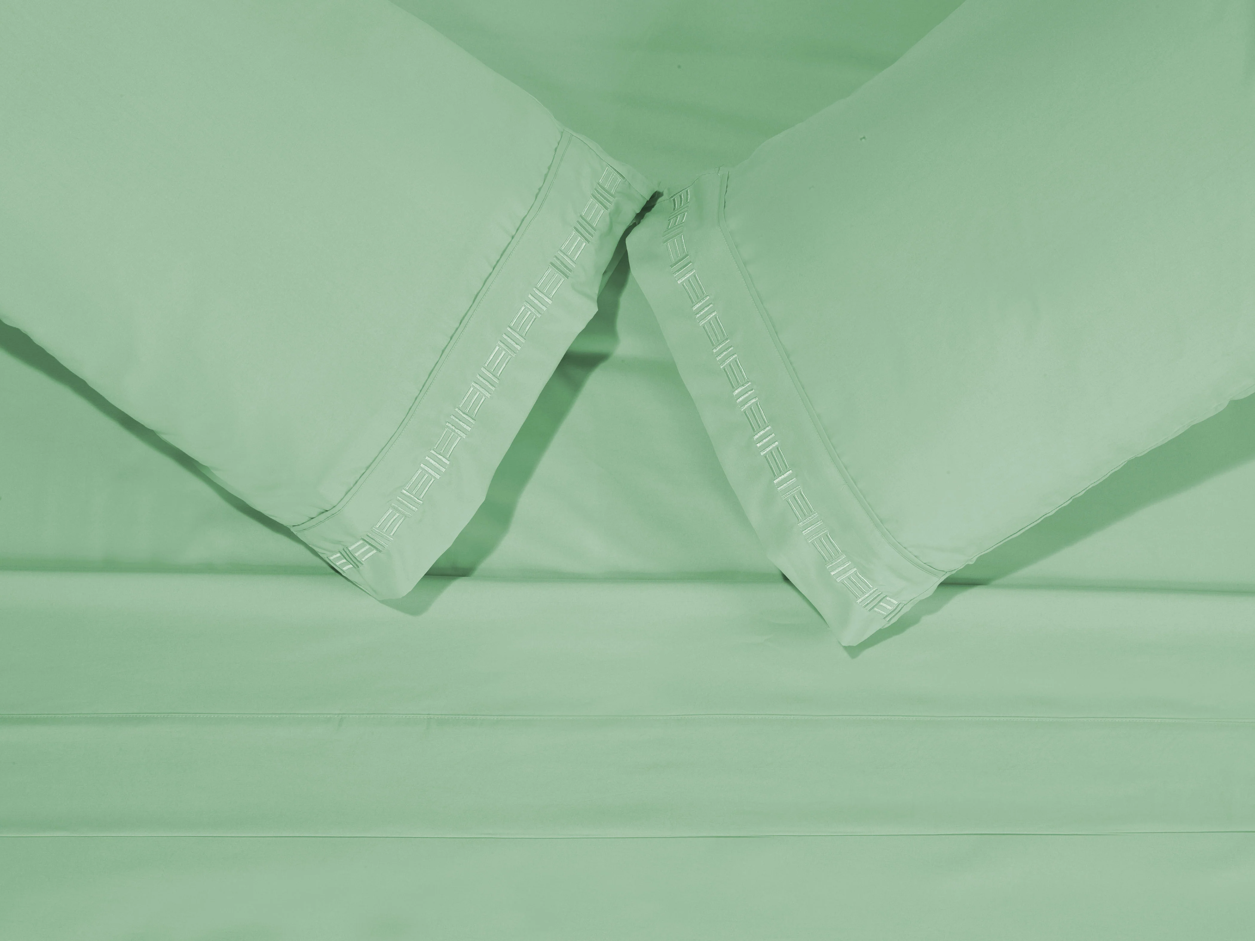 Nilus King Sheet Set - Light Green - Image 6