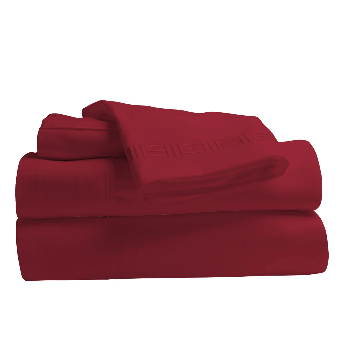 Nilus King Sheet Set - Red - Image 3