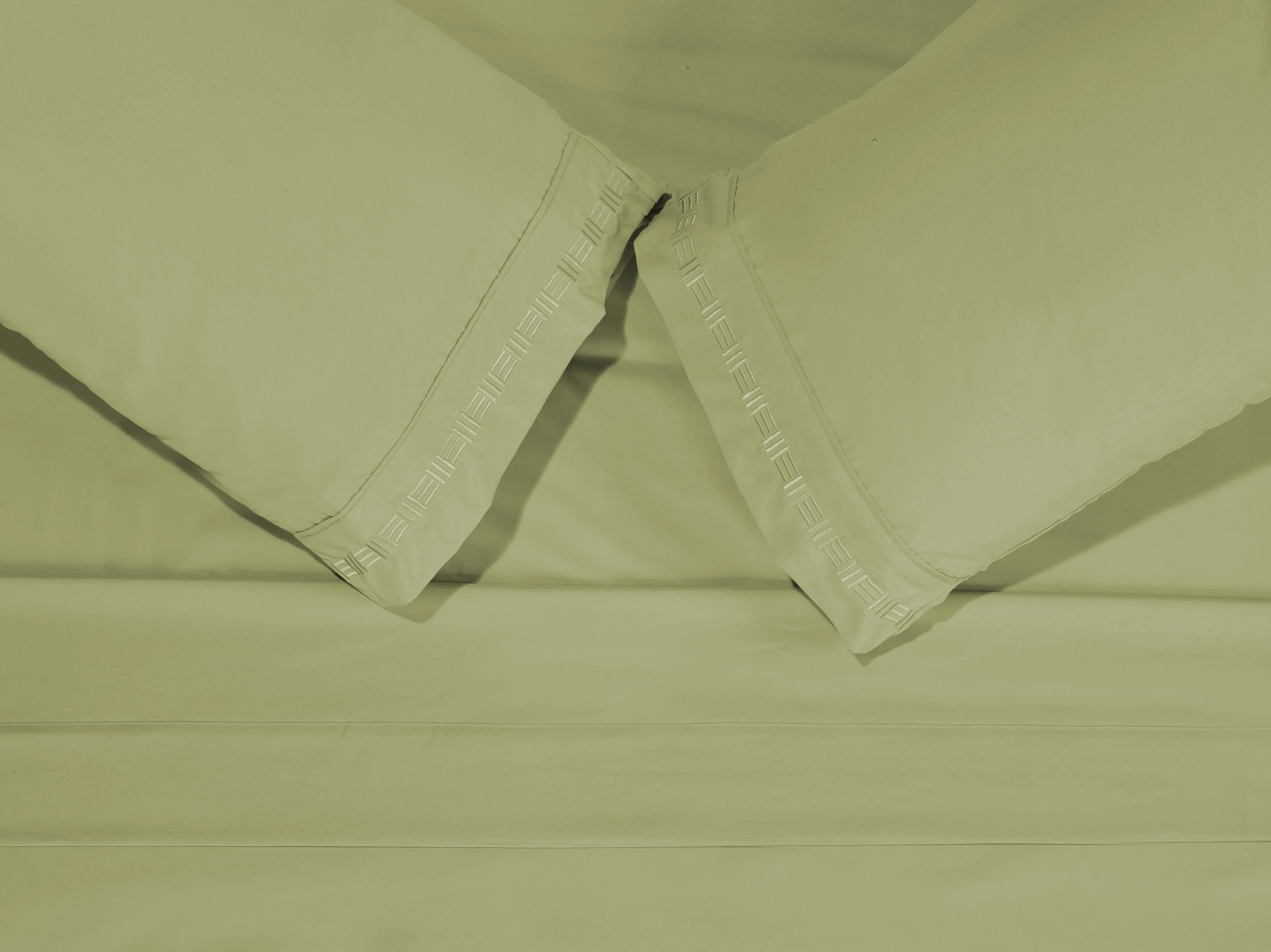 Nilus Twin Sheet Set - Sage - Image 5